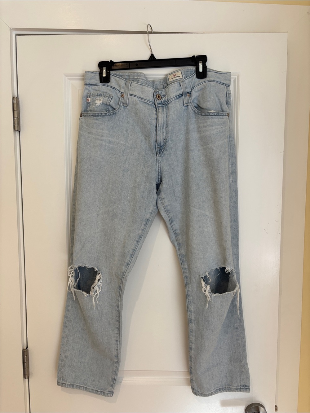 AG Adriano Goldschmied Light Blue High-Rise Jeans